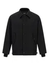 Comme Des Garçons Homme Deux Press-stud Fastening Jacket In Black