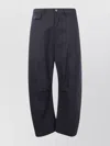 Comme Des Garçons Homme Deux Relaxed Fit Trousers Side Pockets In Black