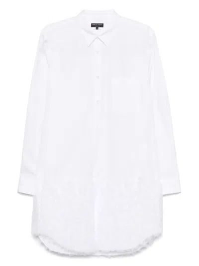 Comme Des Garçons Homme Deux Men Shirt In White