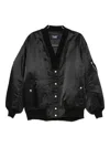 Comme Des Garçons Homme Deux Bomber Jacket In Black Nylon In Black