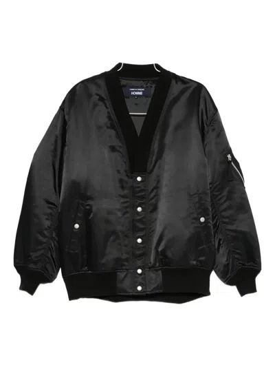 COMME DES GARÇONS HOMME DEUX SATIN BOMBER JACKET