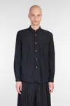 Comme Des Garçons Homme Deux Long-sleeved Shirt In Black