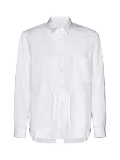 Comme Des Garçons Homme Deux Shirt In White