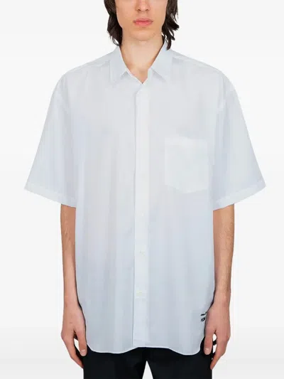 Comme Des Garçons Homme Deux Hemd Mit Aufgesetzter Tasche In White