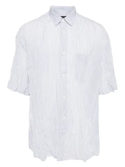 Comme Des Garçons Homme Deux Short-sleeved Shirt In White
