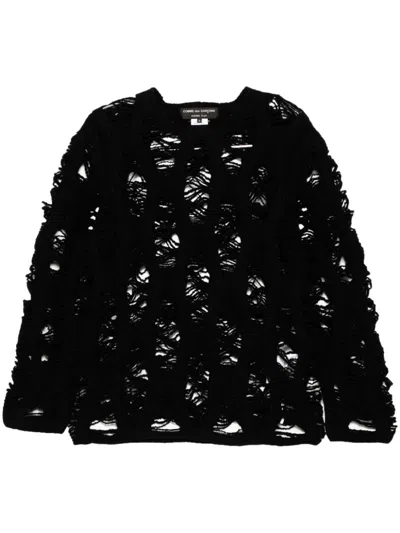 COMME DES GARÇONS HOMME DEUX SHREDDED JUMPER
