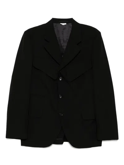 Comme Des Garçons Homme Deux Single-breasted Blazer In Black
