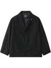 Comme Des Garçons Homme Deux Single-breasted Blazer In Black
