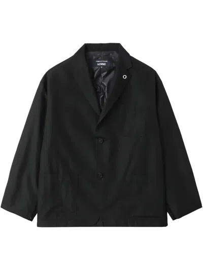 Comme Des Garçons Homme Deux Single-breasted Blazer In Black