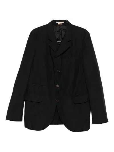Comme Des Garçons Homme Deux Single-breasted Blazer In Black