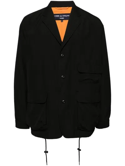 Comme Des Garçons Homme Deux Single-breasted Blazer In Black