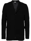 Comme Des Garçons Homme Deux Single-breasted Blazer In Black