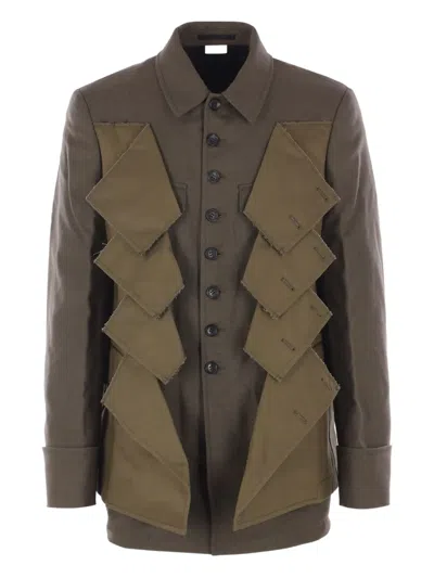 COMME DES GARÇONS HOMME DEUX SINGLE-BREASTED JACKET