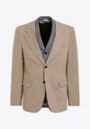 Comme Des Garçons Homme Deux Comme Des Garçons Homme Plus Jacket In Brown