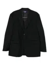 Comme Des Garçons Homme Deux Single-button Wool Blazer In Black