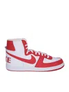 Comme Des Garçons Homme Deux Sneakers In Red