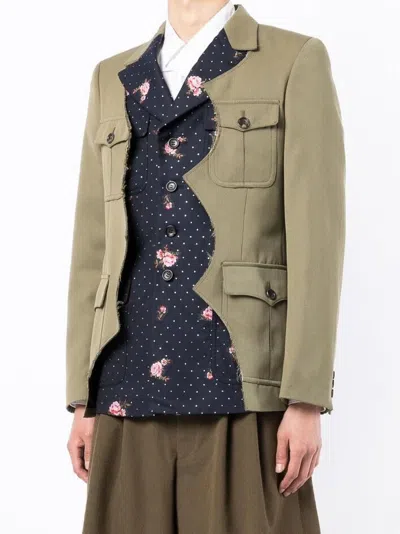 Pre-owned Comme Des Garçons Homme Deux Ss22 Comme Des Garcons Homme Plus Military Jacket L In Brown