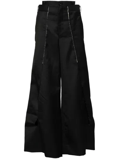Comme Des Garçons Homme Deux Straight-leg Trousers In Black