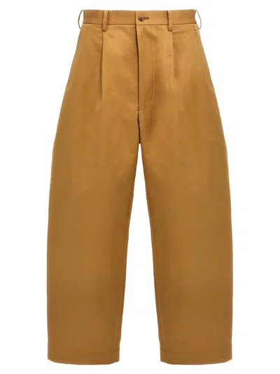 Comme Des Garçons Homme Deux Strap Pants In Brown