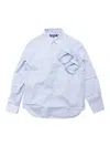 Comme Des Garçons Homme Deux Striped Pocket Shirt In Multi