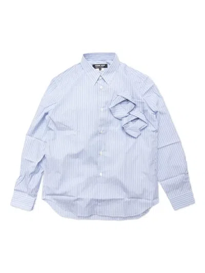 Comme Des Garçons Homme Deux Striped Pocket Shirt In Multi
