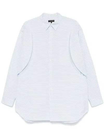 Comme Des Garçons Homme Deux Striped Shirt In Weiss