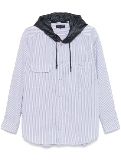 Comme Des Garçons Homme Deux Striped Shirt In White