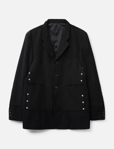 Comme Des Garçons Homme Deux Stud Blazer In Black