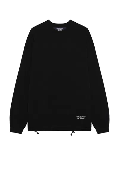 Comme Des Garçons Homme Deux Sweater In Black