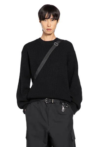 Comme Des Garçons Homme Deux Sweater In Wool In Black