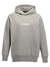 Comme Des Garçons Homme Deux Comme Des Garçons Homme Logo Print Hoodie In Gray