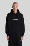 Comme Des Garçons Homme Deux Sweatshirt In Black Cotton In Black