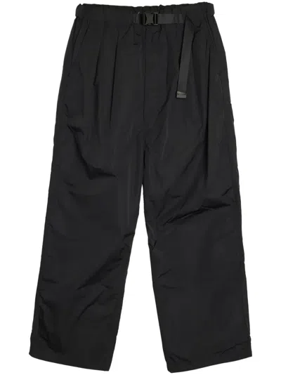 Comme Des Garçons Homme Deux Taffeta Trousers In Schwarz