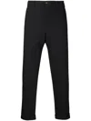 Comme Des Garçons Homme Deux Tailored Cropped Trousers In Black