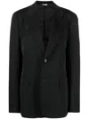 Comme Des Garçons Homme Deux Tailored Wool-blend Blazer In Black