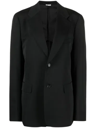 Comme Des Garçons Homme Deux Tailored Wool-blend Blazer In Black