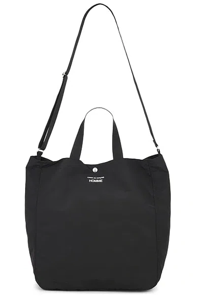 Comme Des Garçons Homme Deux Tote Bag In Black
