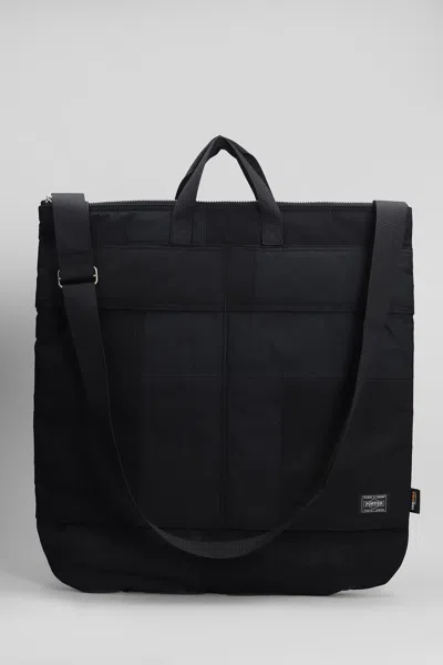 Comme Des Garçons Homme Deux Tote In Black Cotton