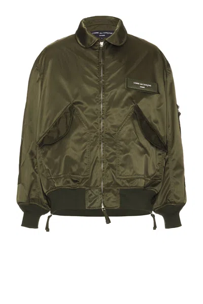 Comme Des Garçons Homme Deux Triple Layers Jacket In Khaki