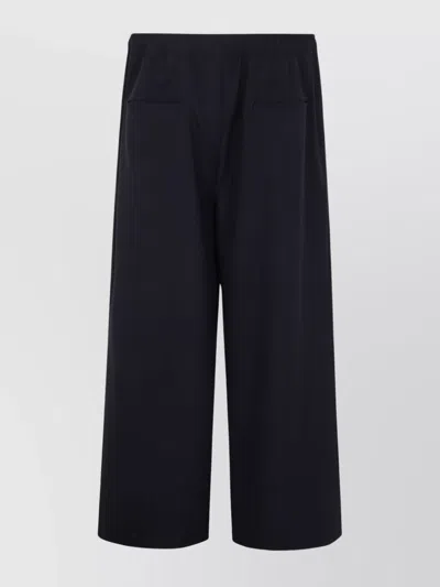 Comme Des Garçons Homme Deux Trousers Men Elastic Waistband In Black