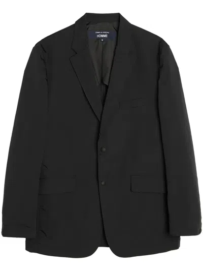 Comme Des Garçons Homme Deux Twill-weave Blazer In Black