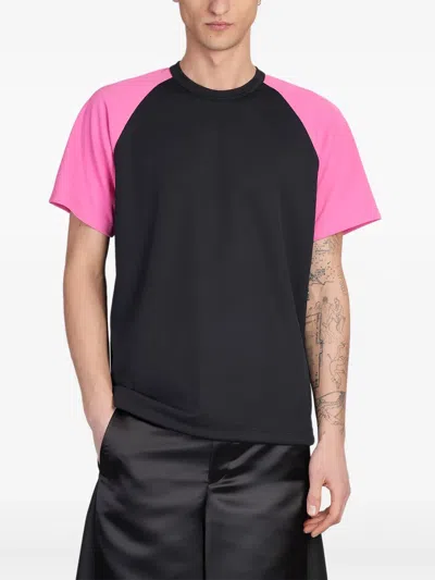 Comme Des Garçons Homme Deux T-shirt In Black Polyester