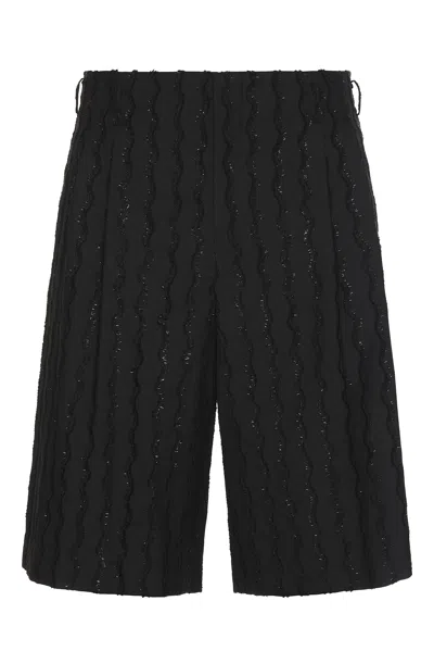COMME DES GARÇONS HOMME DEUX VIERA MALL EMBROIDERY SHORTS