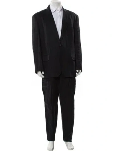 Pre-owned Comme Des Garçons Homme Deux Vintage 1990 Two-piece Suit In Blue