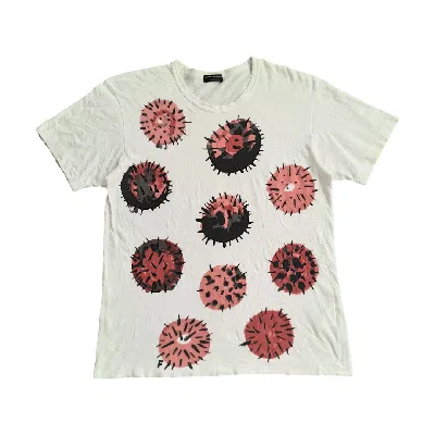 Pre-owned Comme Des Garçons Homme Deux Vintage Ad2002 Comme Des Garcons Homme Plus Spike Dot White