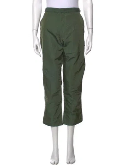 Pre-owned Comme Des Garçons Homme Deux Vintage Wide Leg Pants In Green