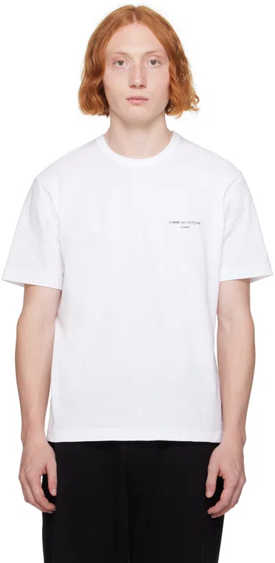 Comme Des Garçons Homme Deux T-shirt Comme Des Garcons Homme Plus Men Color White