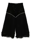 Comme Des Garçons Homme Deux Wide-leg Trousers In Black
