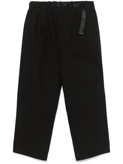 Comme Des Garçons Homme Deux Wide-leg Trousers In Black