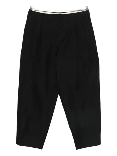 Comme Des Garçons Homme Deux Wide-leg Trousers In Black